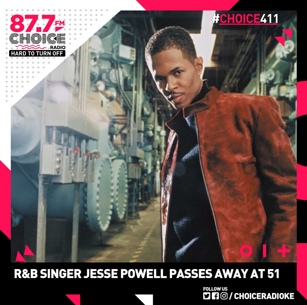 choiceradio_ke's tweet photo. It's reported that singer Jesse Powell passed away in his Los Angeles home.
Which was your all-time favourite song from him?
#Choice411 https://t.co/EeW44bc9xJ