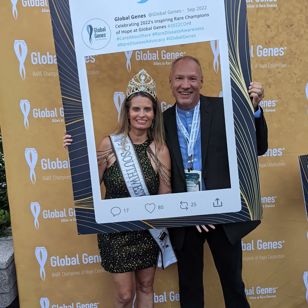 BarbyIngle's tweet photo. Day 2 @globalgenes was excitement and learning. #IAmRare #careaboutrare🎗 #GGsummit2022
#RareStar #RareDisease #hcldr
@EMoriartyWade @KenRayTaylor and more https://t.co/F3uQpFG1bu