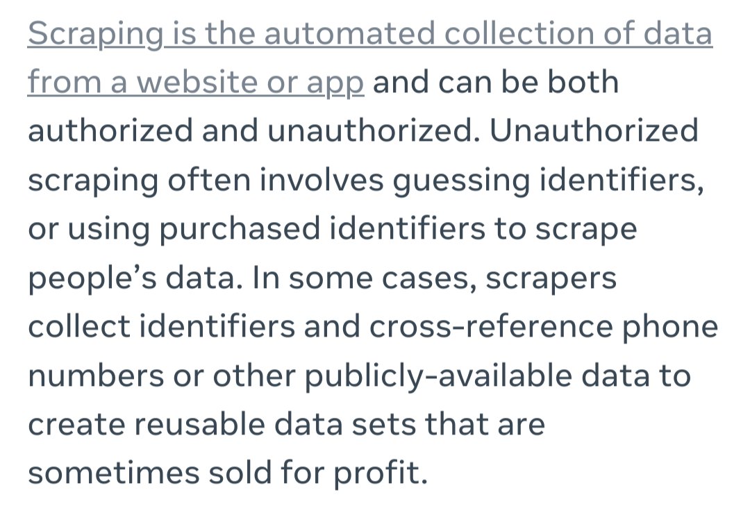 EinsteinsAttic's tweet photo. Ok-a-a-ay, better late than never.
Some years after the horse has bolted, @Meta will be replacing #FBIDs on @facebook with "#Pseudonymized Facebook Identifiers (#PFBIDs)", to "help deter #unauthorized data #scraping"...
HT @thezedwards
https://t.co/IfgzV6etWN https://t.co/NYcd88zRUo