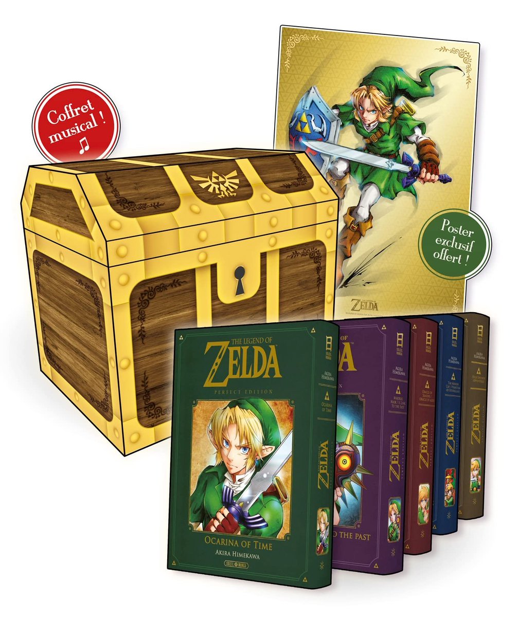 le_crocodeal's tweet photo. 📚 Précommande #Manga #Zelda #ZeldaTearsoftheKingdom : le coffret Zelda Manga incluant l'intégrale des 5 volumes The Legend of Zelda en Perfect Edition dans un coffre au trésor musical.

➡️ Amazon : https://t.co/Hr1qx0kdNV
➡️ Fnac : https://t.co/GPpInONGM8

🗓️ Le 09/11 https://t.co/Vnk9YnshQZ