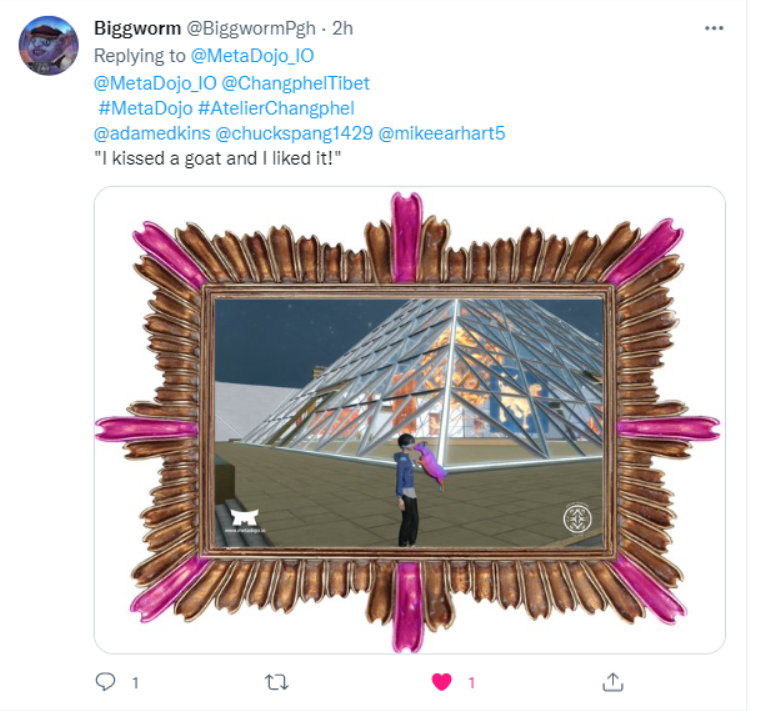Fambam_com's tweet photo. 🏆🏆🏆Announcing the 6 winners of the @ChangphelTibet exhibition lucky draw! Congrats 🎇pls email your post address to hello@metadojo.io
@BiggwormPgh
@ekrem__koz
@news_no_mori_
@krigovec
@rtrtwow123
@EdemaraMatos https://t.co/F9nsVf0YmD