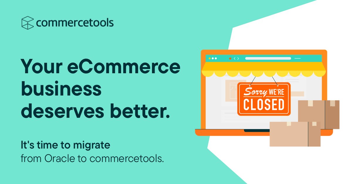 coolmilo's tweet image. Outdated legacy tech preventing your digital growth? Waiting any longer to move to a modern, more flexible architecture isn't an option if you want to maintain your competitive edge. Start your #migration today: okt.to/YPbFp8

#moderncommerce #headless #commercetools