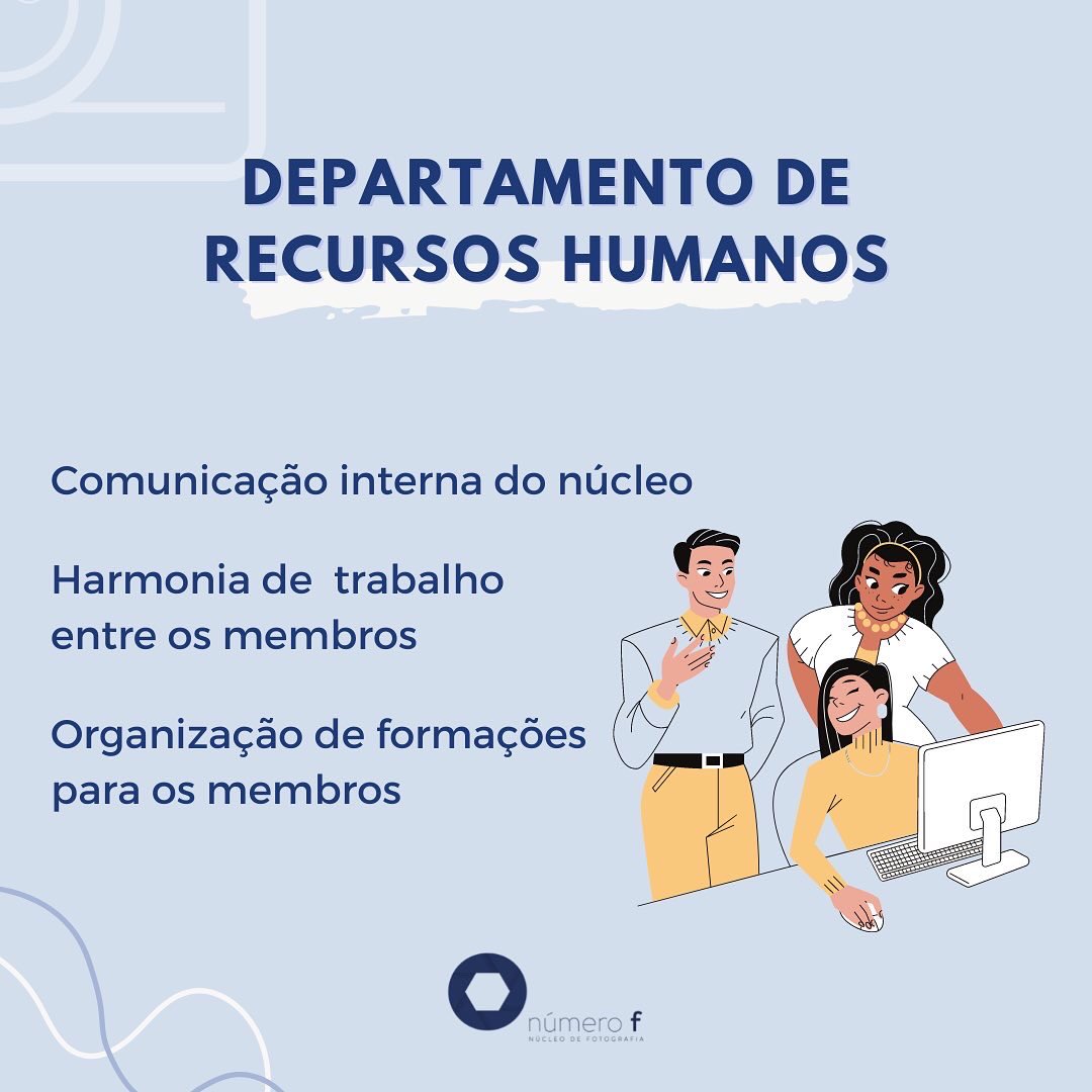 Passa a conhecer melhor cada departamento do número F. Mais novidades ainda estão por vir, fiquem atentos📸 #escs #numerof