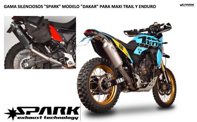 JACpcb's tweet photo. Escapes SPARK modelo Dakar versión alta Titanium o dark STYLE disponemos para YAMAHA TENERE 700
19/22 homologado euro 4/5 https://t.co/zYkxCwNFf3