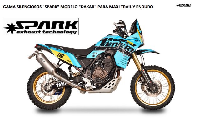 JACpcb's tweet photo. Escapes SPARK modelo Dakar versión alta Titanium o dark STYLE disponemos para YAMAHA TENERE 700
19/22 homologado euro 4/5 https://t.co/zYkxCwNFf3
