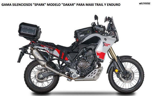 JACpcb's tweet photo. Escapes SPARK modelo Dakar versión alta Titanium o dark STYLE disponemos para YAMAHA TENERE 700
19/22 homologado euro 4/5 https://t.co/zYkxCwNFf3