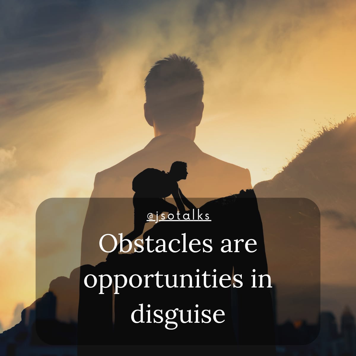 jsotalks's tweet photo. When we chase a goal, having the conviction that the goal is achievable is important. Obstacles are often what we see when we focus away from the end goal. Just hoping obstacles will move out of our way and things will fall in place doesn't make sense.(Continue..) https://t.co/Nm2DdPIVJF