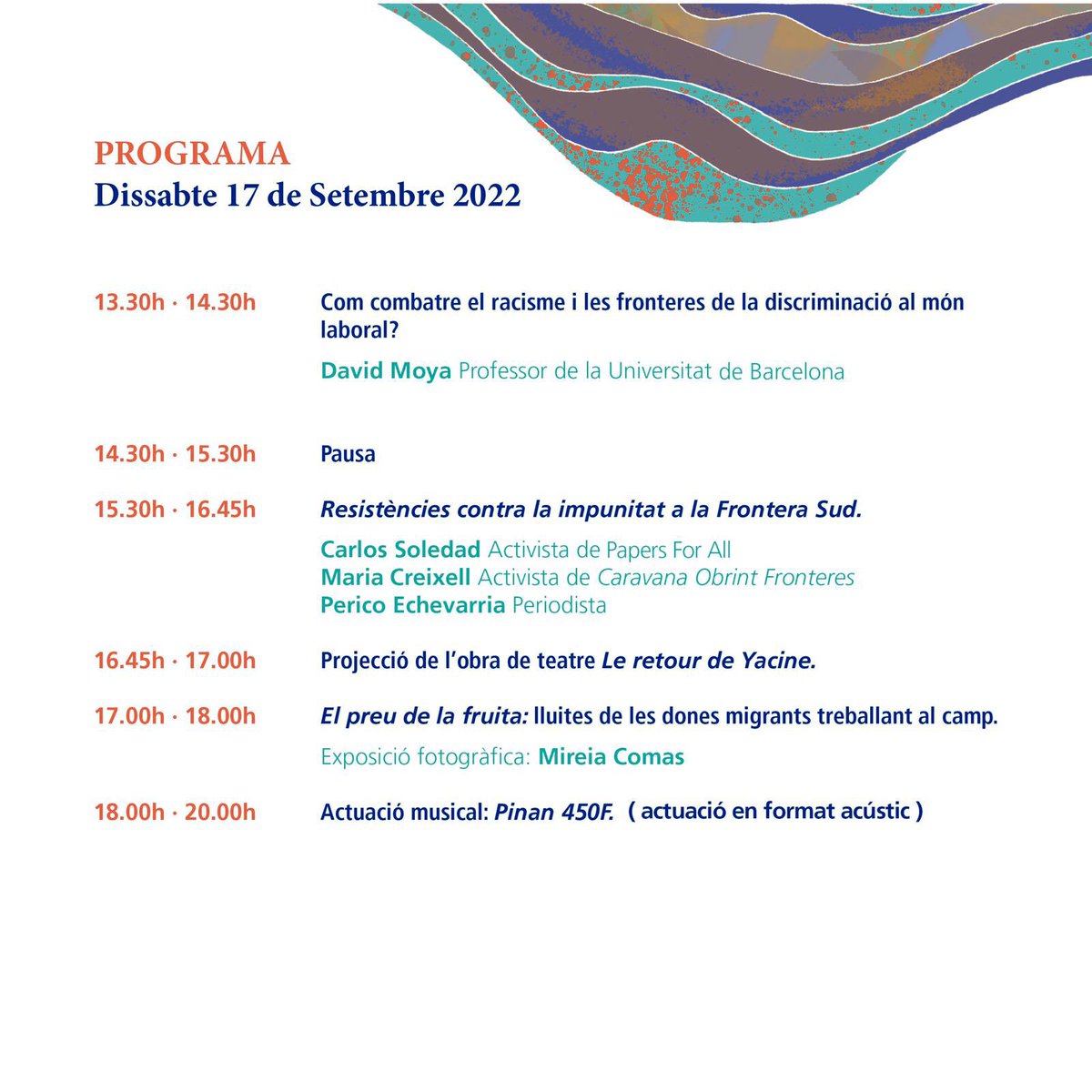 IDesigualtats's tweet photo. Aquest dissabte a @lacomunal fem unes jornades on exposem tots els projectes en que hem estat treballant. #stopinequality https://t.co/YzoIIjSRhD