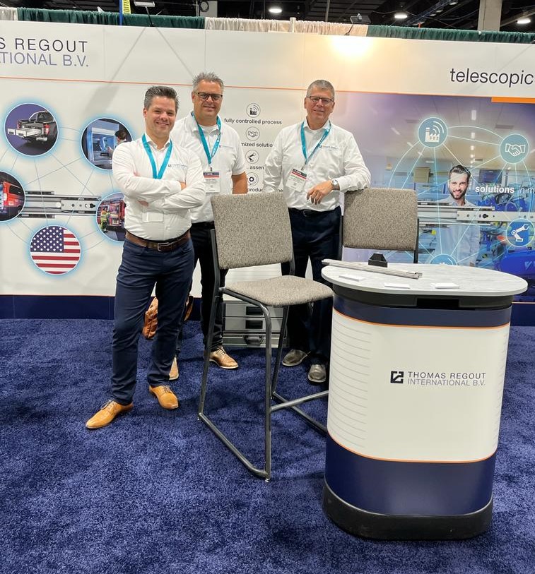 We are up and running! Meet our #IMTS2022 team Niels Suntjens, Holger Knoll and Andre Grzegorczyk at booth 236994! They are looking forward to discuss news, projects and possibilities for all vertical, horizontal and diagonal applications. See you at McCormick place in Chicago!