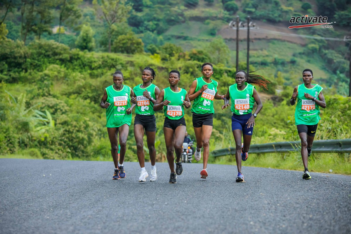 Meet the Top World Class Female Ugandan Marathon runners displaying beauty and talent at @RwenzoriRun a few week ago.