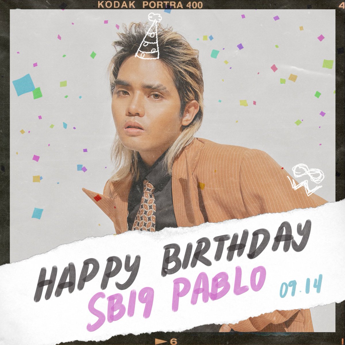 SB19Official's tweet photo. May this day bring lots of love and happiness as you celebrate your birthday today, Pablo! 🐺 We thank you everyday for your music.

#HappySB19PabloDay 🎉
#SB19 #SB19_PABLO https://t.co/4rH42srMch
