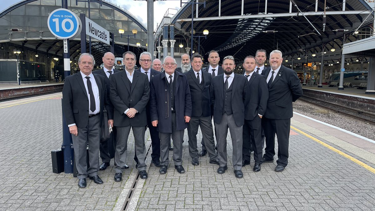 Ian Craigs (@provgrandmaster) on Twitter photo Brethren from <a href="/ProvincialGLN/">Northumberland Freemasons</a> heading to <a href="/UGLE_GrandLodge/">United Grand Lodge of England</a> for the investiture of the Pro Grand Master. Brethren from <a href="/ProvincialGLN/">Northumberland Freemasons</a> heading to <a href="/UGLE_GrandLodge/">United Grand Lodge of England</a> for the investiture of the Pro Grand Master.