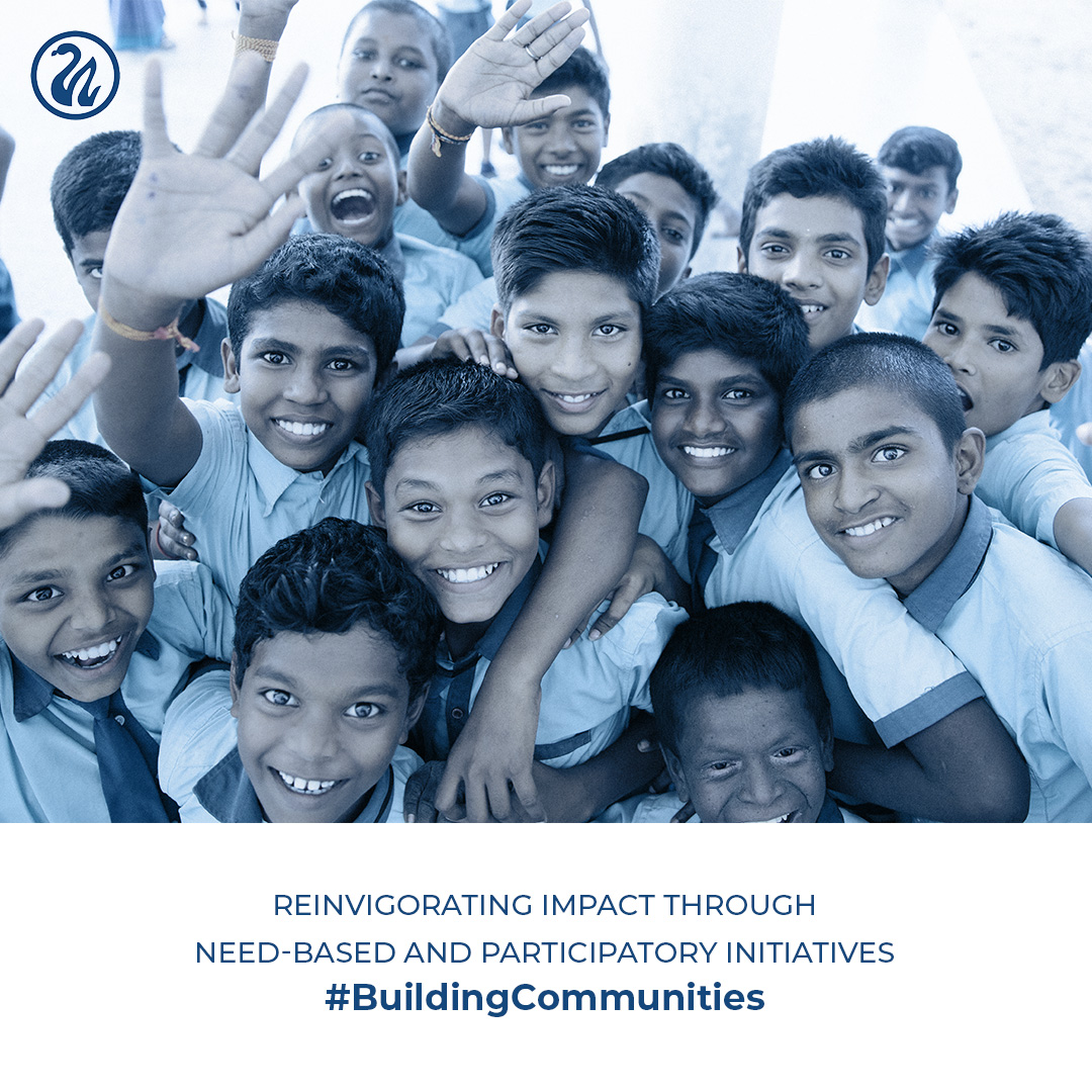 SwanCorpLimited's tweet photo. #CSR initiatives at #SwanGroup are focused on implementing socially relevant activities for the greater benefit of society.
Our #sustainable, need-based, and participatory initiatives curate value for the nation & empowers the deprived sections in becoming self-reliant. https://t.co/gqQqELfrj7