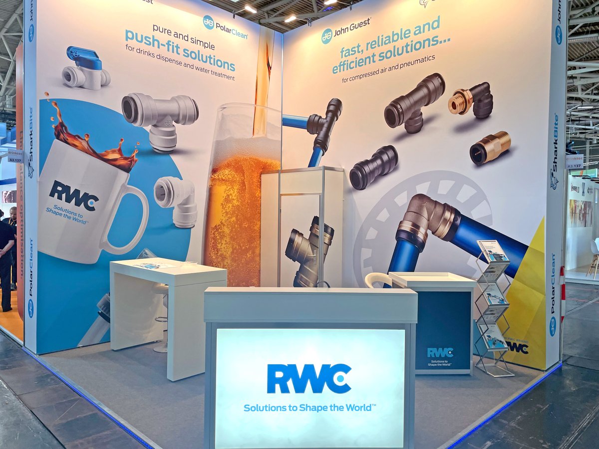 It's the last day of #Drinktec2022 here in Munich, why not come and see us in Hall A3, Stand 137. We’d love to tell you more about our pioneering push-fit technology and what a difference it’s made to the drinks industry over the years 🍻 See you soon! #RWCfamily