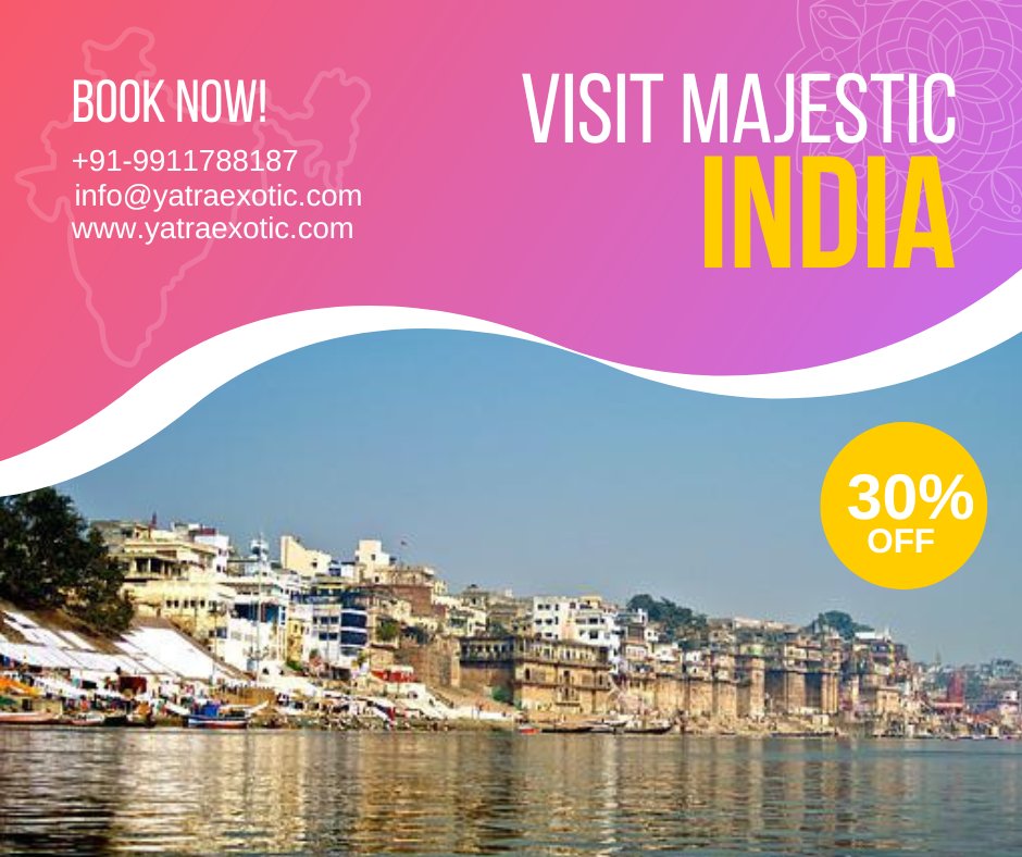 ExoticYatra's tweet photo. #indiatourism #incredibleIndia #indiatours #indiaholiday

Experience India, world's seventh-largest country by area, world's second-most populous country, the most populous democracy in the world, and the 3rd country in the world with most billionaires.

https://t.co/DOhut4kOpm https://t.co/n8mhqCGdxU