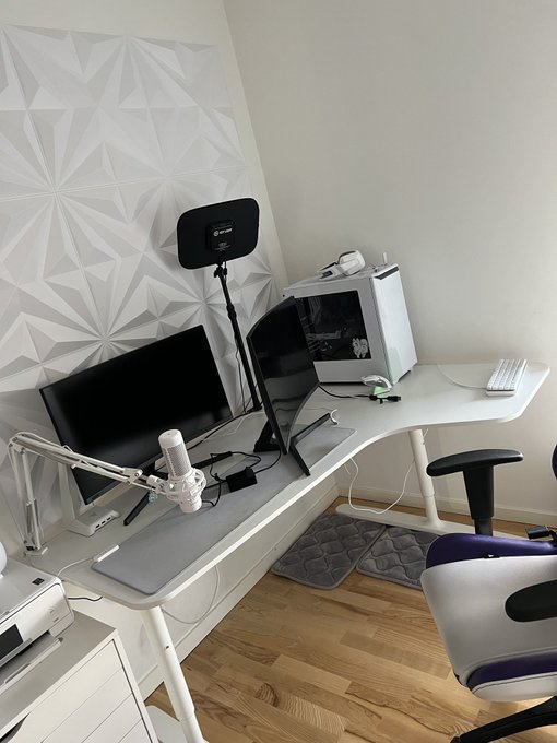 1 pic. Before and after cleaning up this mess. My office was taken over last month by a certain someone