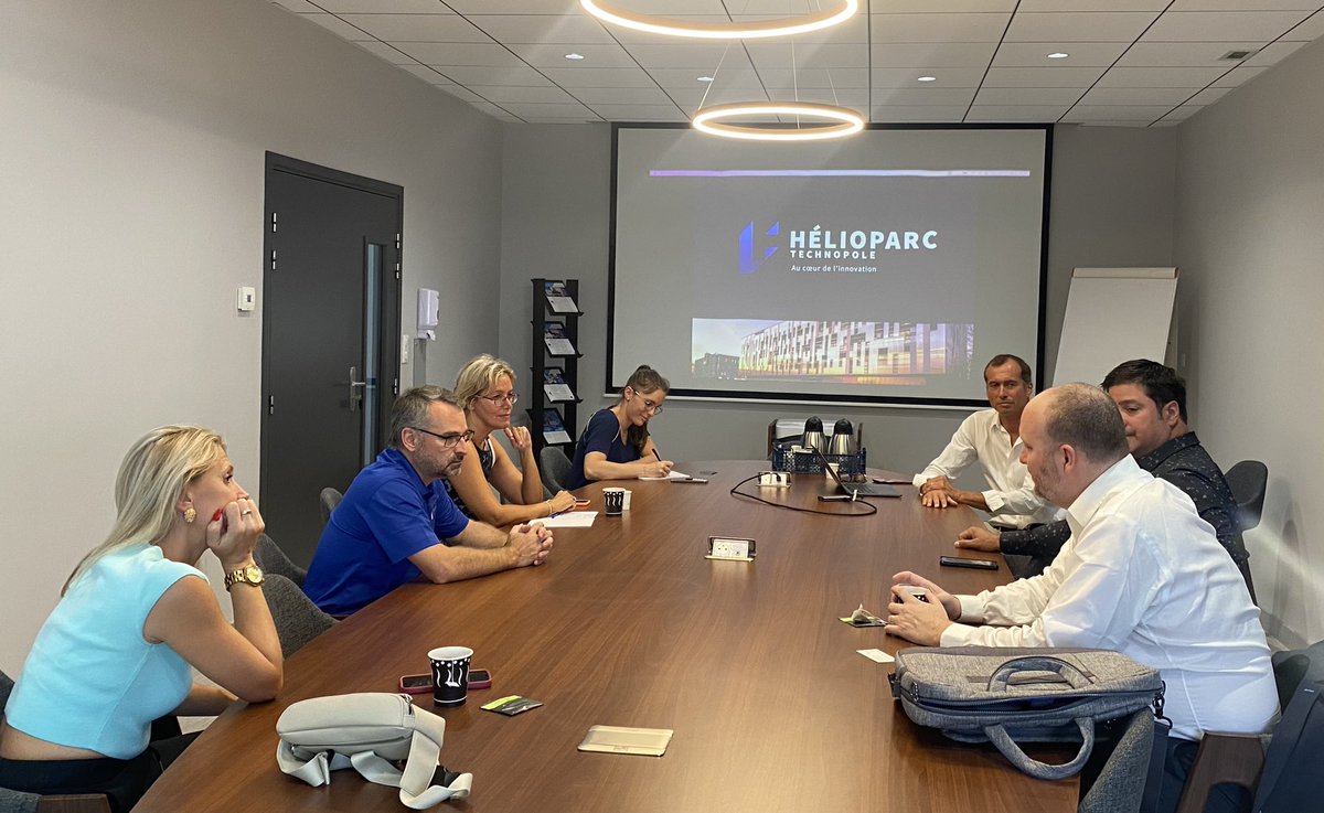 Helioparc's tweet photo. Visite d’une délégation québécoise de la ville de @VilleThetford Mines pour rencontrer notre écosystème et les startups innovantes dans les domaines de #transitionénergétique, #mines et #soussol, #chimieverte. Merci pour ces échanges ! https://t.co/8VzFWp4j8x