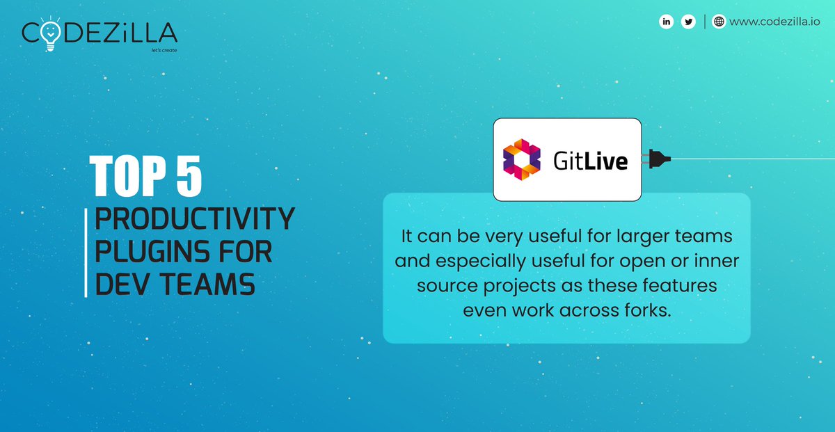codezillians's tweet photo. We tend to be most productive while using tools we know and like best.

These 5 cross-IDE tools are definitely worth checking out!

 #like #plugins #productivity #codezilla #codezillatechnologies #gitlive #stepsize #editorconfig #bettercomments #tabnine #technology #tech #ide https://t.co/SLDdQ8zweA