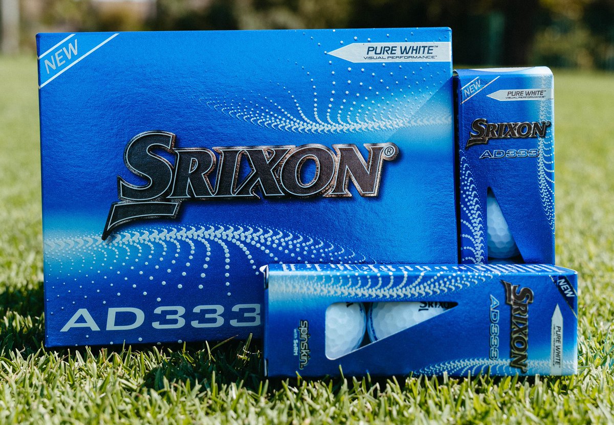 SrixonSA's tweet photo. The AD333 is a premium, lower-compression golf ball that delivers superior, balanced performance for golfers who demand exceptional distance, feel and greenside control.

Explore further 👉🏼 https://t.co/es6bp4sHoQ

#TeamSrixon / #AD333 https://t.co/Zuo8to5DGp