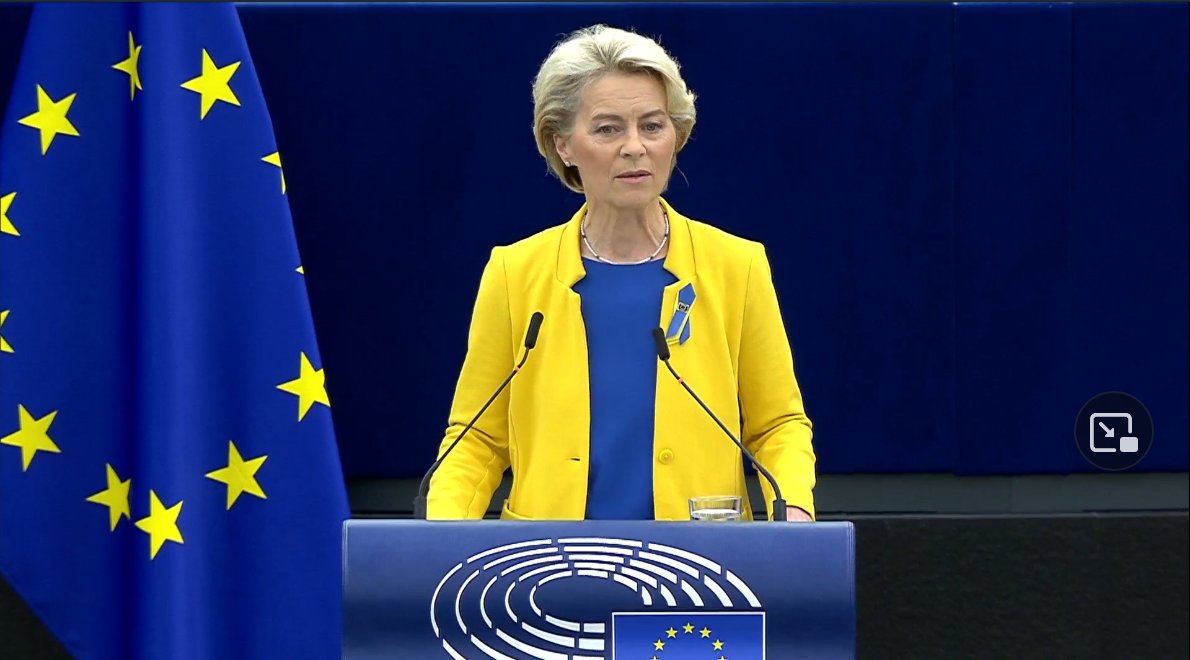 President <a href="/vonderleyen/">Ursula von der Leyen</a>, are you calling the Greens visionaries?😉

"We did not get rid of our dependency on oil. Fossil fuels were even subsidised. Only a few visionaries understood that the real problem was fossil fuels themselves, not just their price," says <a href="/vonderleyen/">Ursula von der Leyen</a> #SOTEU