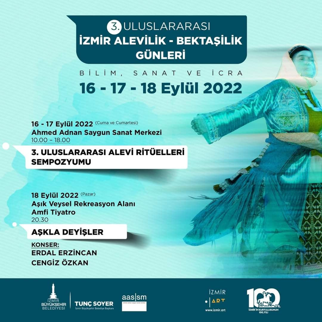 Aleviyol_'s tweet photo. 3. Uluslararası Alevi Ritüelleri Sempozyumu, 16-17 Eylül tarihlerinde, 10.00-18.00 saatleri arasında Adnan Saygun sanat merkezinde gerçekleşecektir.

Detaylı bilgi için 👉🏻 https://t.co/fGX40GKhSX 🔗 https://t.co/5q8kiNBsAv  sitelerini ziyaret edebilirsiniz. https://t.co/NQokGK0JKX