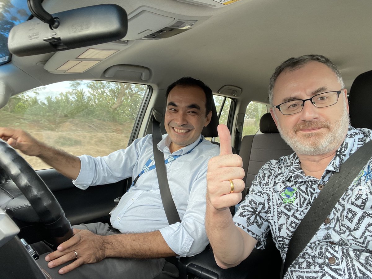 BouadzeL's tweet photo. So excited to see my friend and colleague ⁦@B_Berdiyev⁩, UNDP DRR and 🇸🇧 Country Manager, under whose leadership UNDP deepened its partnerships and grew its development programme in Solomon Islands. 🥂🥥 https://t.co/ncZqUM56TS