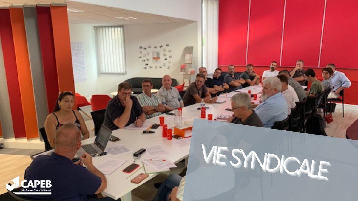 capeb_44's tweet photo. 👥VIE SYNDICALE : les administrateurs de la #CAPEB44 ont également fait leur #rentrée, lundi à Bouguenais, pour le 1er conseil d'administration de reprise. 
📌Au programme : échéances à venir et sujets du moment. https://t.co/0nI88ae04j