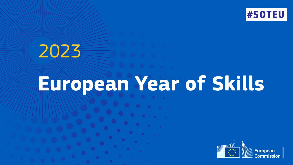 Unemployment is at a record low, and this is great. At the same time, job vacancies are at a record high. We need much more focus in our investment on professional education and upskilling. We are proposing to make 2023 the European Year of Skills. #SOTEU