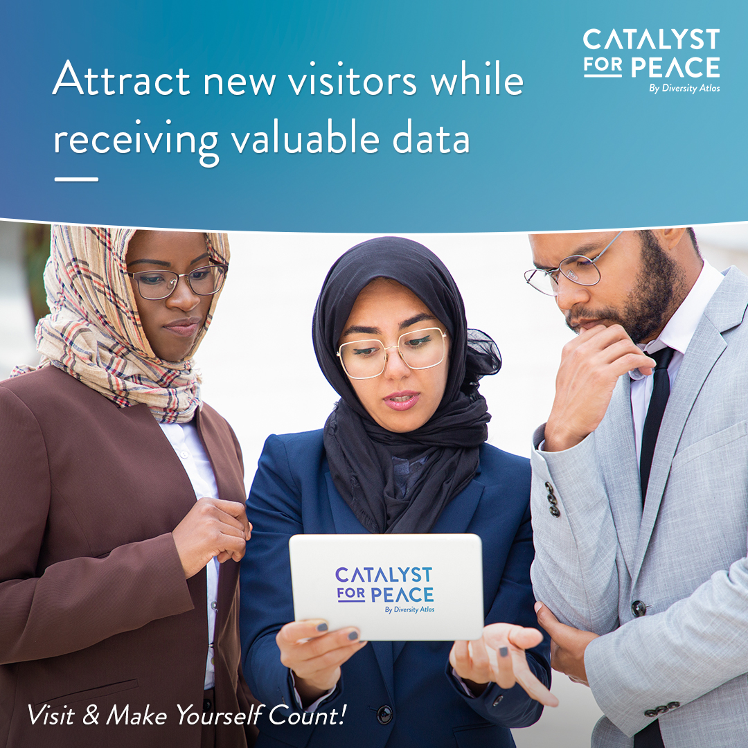 CatalystPeace's tweet image. 👉 Reach out now to learn how to add @diversityatlas in your centre! 

Become a centre that leads the fight for diversity, social cohesion, and equity while at the same time gaining valuable data about who’s visiting your centres!