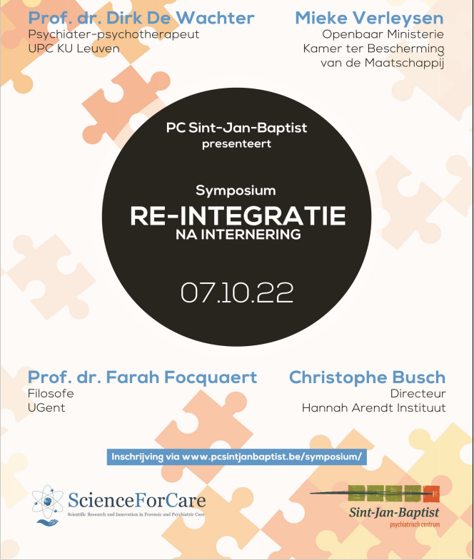 ggzBvL's tweet photo. Symposium Re-integratie na internering PC Sint-Jan Baptist Zelzate op 7 oktober 2020. #nieuweggz #BroedersvanLiefde #internering https://t.co/kz6Zh0lv3r