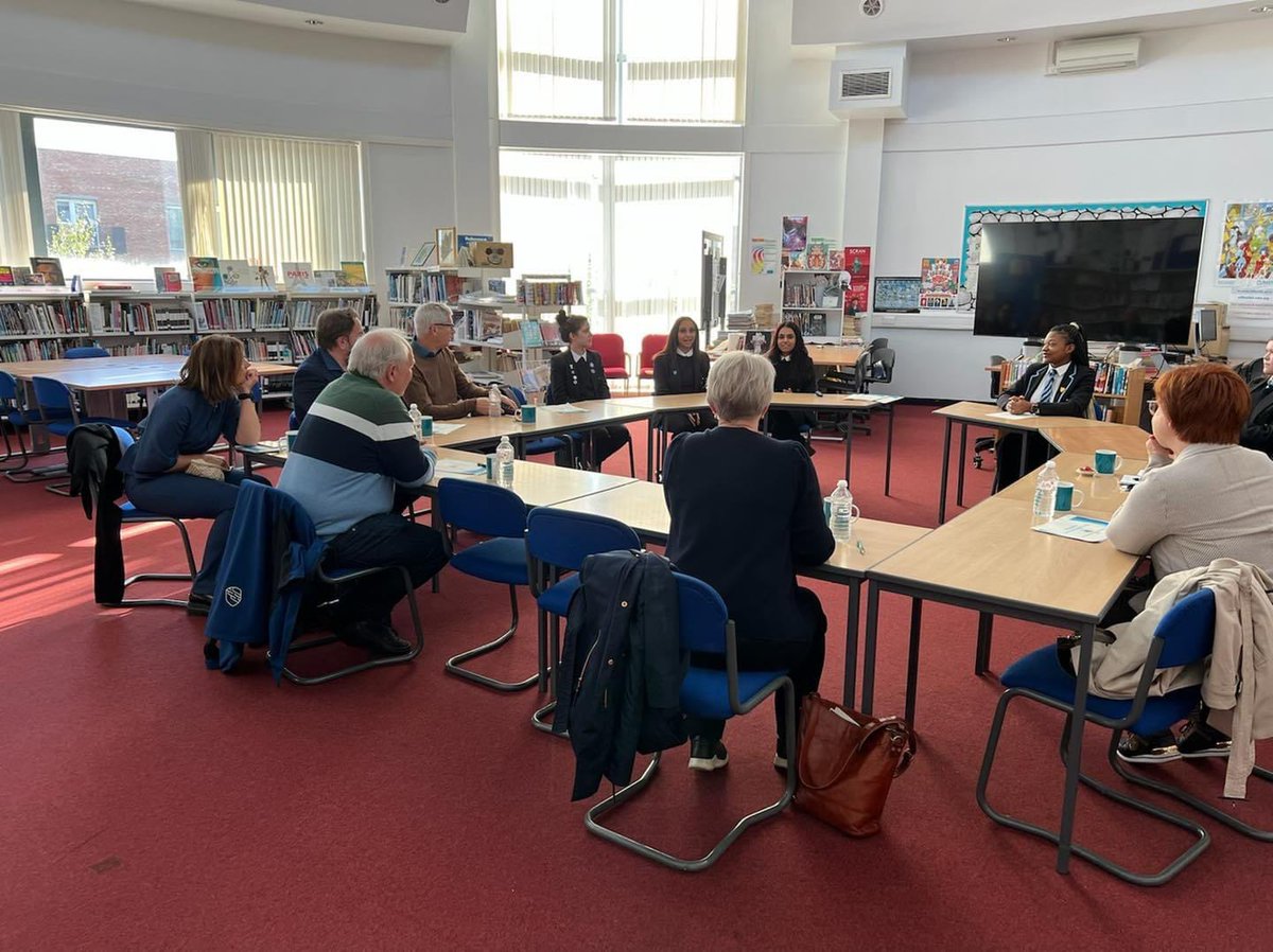 CCHSEdinburgh's tweet photo. Yesterday we were delighted to welcome visitors from Norway! 🇳🇴 They were very keen to hear about all the exciting things that happen at our school! As always, we’re so proud of our young people who enthusiastically shared their experiences with them! #CCHSdreamteam 💙💛💙💛 https://t.co/tzl4wC6n2q
