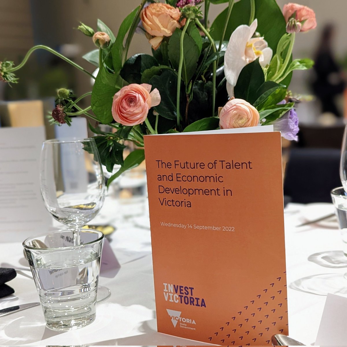 InvestVictoria's tweet photo. The stage is set as we prepare for 'The Future of Talent and Economic Development in Victoria' and the official launch of the 2021-22 International Investment Report
#investvictoria #victoria https://t.co/iYyGRpUtpt