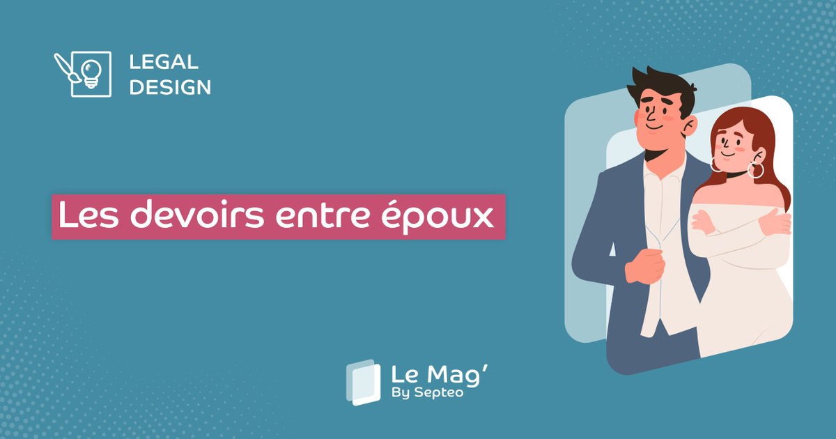 LeMagJuridique's tweet photo. [#LEGALDESIGN 🎨] 

Vous connaissez probablement la célèbre phrase 👉 Les époux se doivent mutuellement respect, fidélité, secours et assistance ! 💑

Que regroupent en réalité ces devoirs ❓ Voir le Legal Design ➡ https://t.co/wSTBGigCHQ

#Epoux #Droit #Devoirs https://t.co/fCZoSKioPI