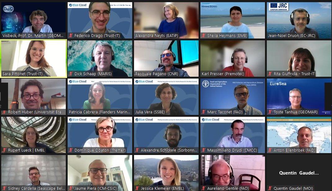 BlueCloudEU's tweet photo. That's a wrap! Two days of rewarding exchange with our External Stakeholders Expert Board for the exploitation of Blue-Cloud key results and the co-creation of our strategic roadmap to 2030.
Test our #OpenScience platform for collaborative #marineresearch: https://t.co/zprDf4itMw https://t.co/vRDBz2pPIz