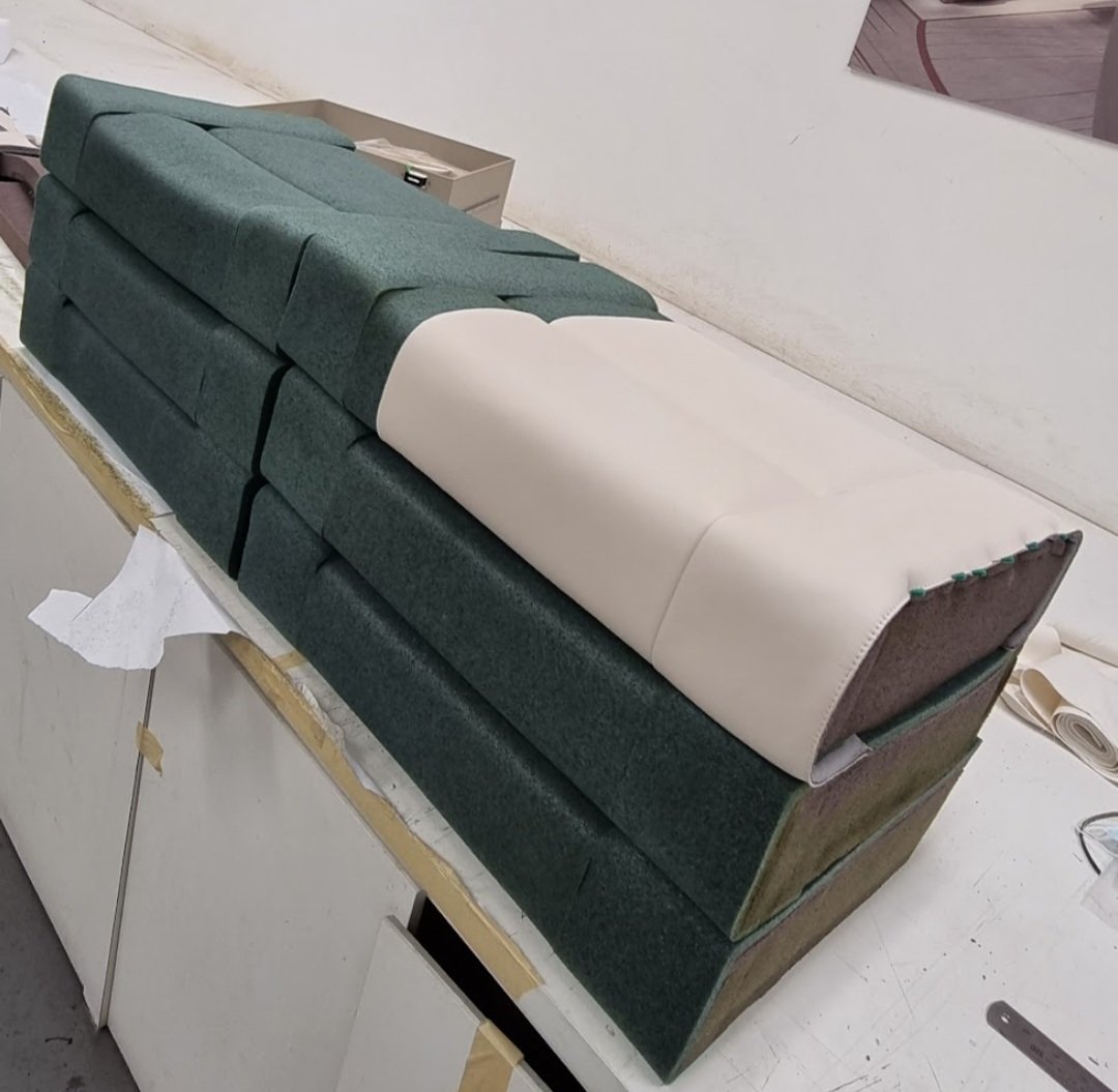 Pimpmyp's tweet photo. Using existing Divan foams, cut to pieces to make a rendering into life! https://t.co/BkI5vohTBk