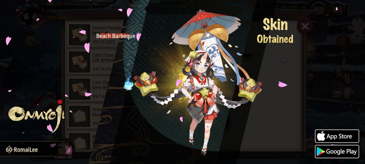#Onmyoji# I got a brand new rare skin! Check it out and try your luck!