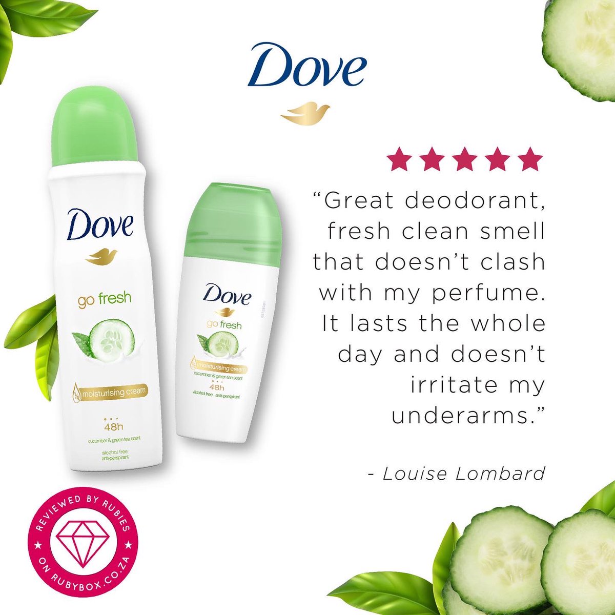 rubybox_beauty's tweet photo. Do you also start your day with Dove Go Fresh Anti-perspirant deodorant created to be fresher for longer & care for your underarm skin? ๐
#DoveGoFresh #DoveFreshnessFeel https://t.co/lQfzj3tYJP