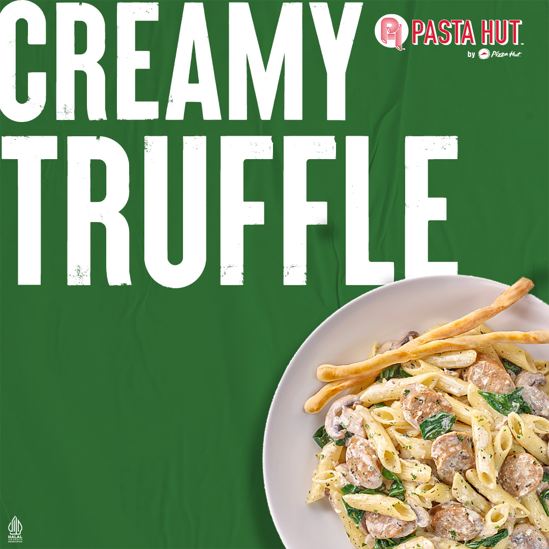 Pastahutid's tweet photo. Menu yang wajib dicobain🤩Penne Pasta dengan paduan daging Sosis Beef Chorizo dan Saus Alfredo yang lezat banget😍

Pasta Hut by Pizza Hut sudah tersedia di GoFood dan GrabFood :)

#PastaHut #PastaHutIndonesia #PastaLovers #PastaHutbyPizzaHut #PastaPizzaHut #Penne #CreamyTruffle https://t.co/prtPy4OEwp