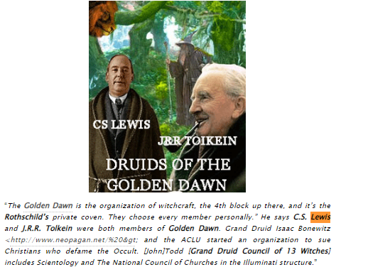 julija9j's tweet photo. @Amabiel1 Insider, kot Wells, kot Orwel, kot Huxley. 
"In 1886, Crowley, William Butler Yeats, and several other Bulwer-Lytton protégés formed the Isis-Urania Temple of Hermetic Students of the Golden Dawn that allegedly included C.S. Lewis, The Chronicles of Narnia, and J. R. Tolkien LOTR https://t.co/s3vvj914VX