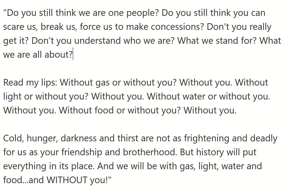 PippaJeffcock's tweet photo. Zelensky's message to Putin and Russian. We have to keep supporting Ukraine no matter what. https://t.co/gushONKsXD