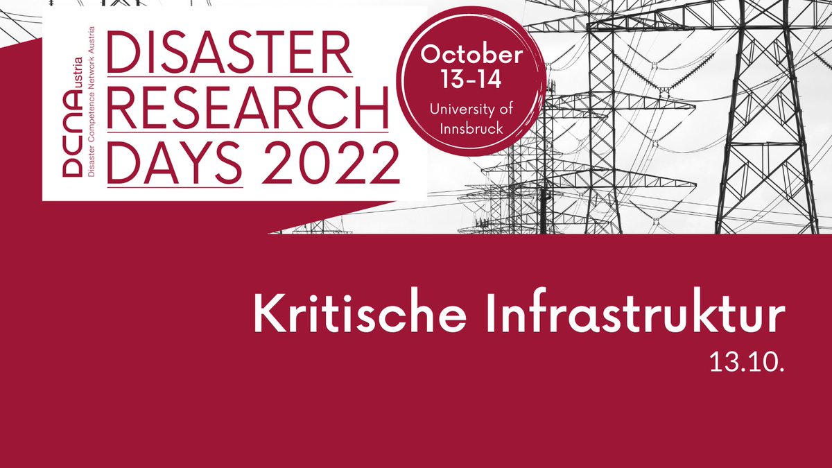 DCNAustria's tweet photo. One more month to go until #drd22! Today, we’re presenting the session on #criticalinfrastructure which will take place on 13 October and will be chaired by Robert Galler (@unileoben) and Stefan Rass (@jkulinz).
Session details: https://t.co/rIRV51tsEN https://t.co/QNCZ1F4eyD