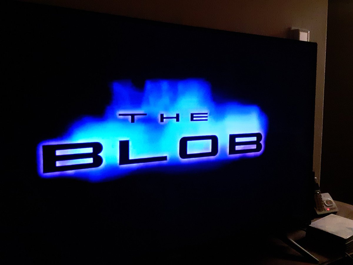 Watching The Blob (1988) version, one of my favorites. 😁👍 #80smovies