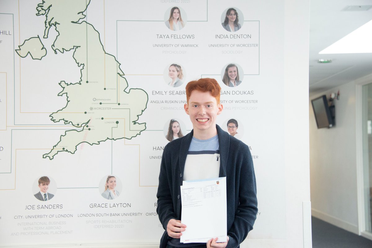 Our first ever Tudor Grange Academy Worcester student is awarded a place at Cambridge.   Harry will be reading Natural Sciences.