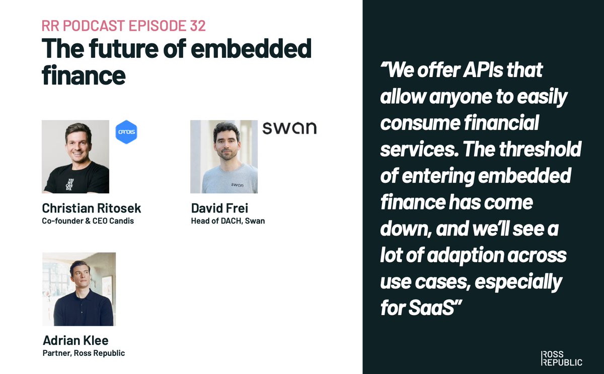 klee_adrian's tweet photo. New podcast alert 🎧: The next wave of embedded finance is driven by brands outside of fintech
https://t.co/Ta33P0chuE

#embeddedfinance #saas #fintech https://t.co/ofiaYKkCCY