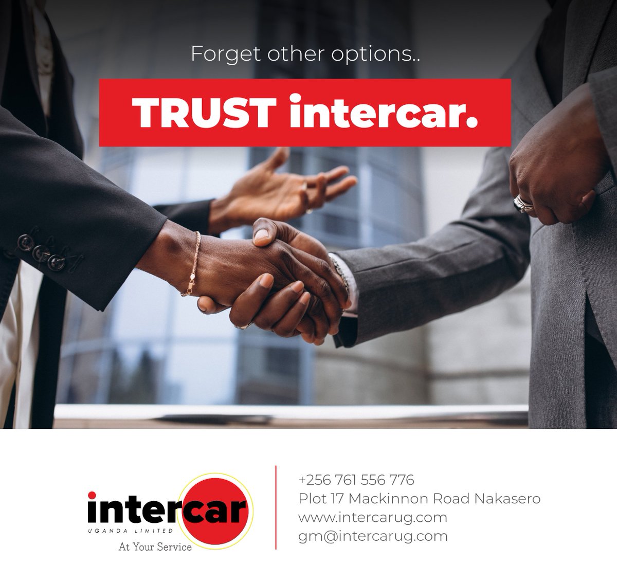IntercarUganda's tweet photo. Our experience, professionalism &amp; dedication put us far ahead of the rest.

That should be your sign to trust Intercar Uganda!

Call 0704789803/0392880190 now. 

#OperationalLease #CarRentalService https://t.co/gCbbIhFTLD