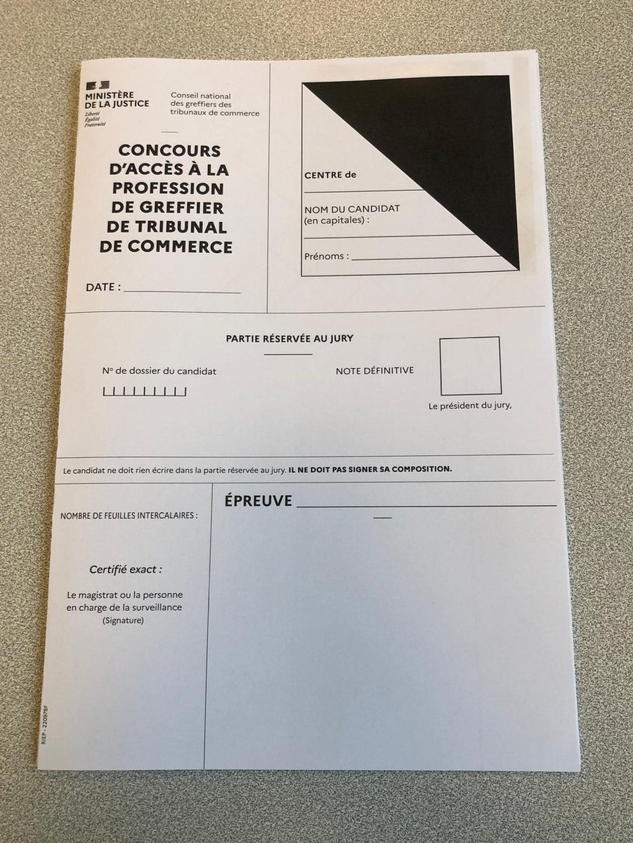 CNG_TC's tweet photo. Le concours d'accès à la profession de greffier de tribunal de commerce se déroule aujourd'hui et demain à la Maison des Examens d'Arcueil. 📝

Cette année, 14 places sont ouvertes pour 84 candidats inscrits aux épreuves. Bonne chance à tous ! 🙌 https://t.co/WBu2wgCeew