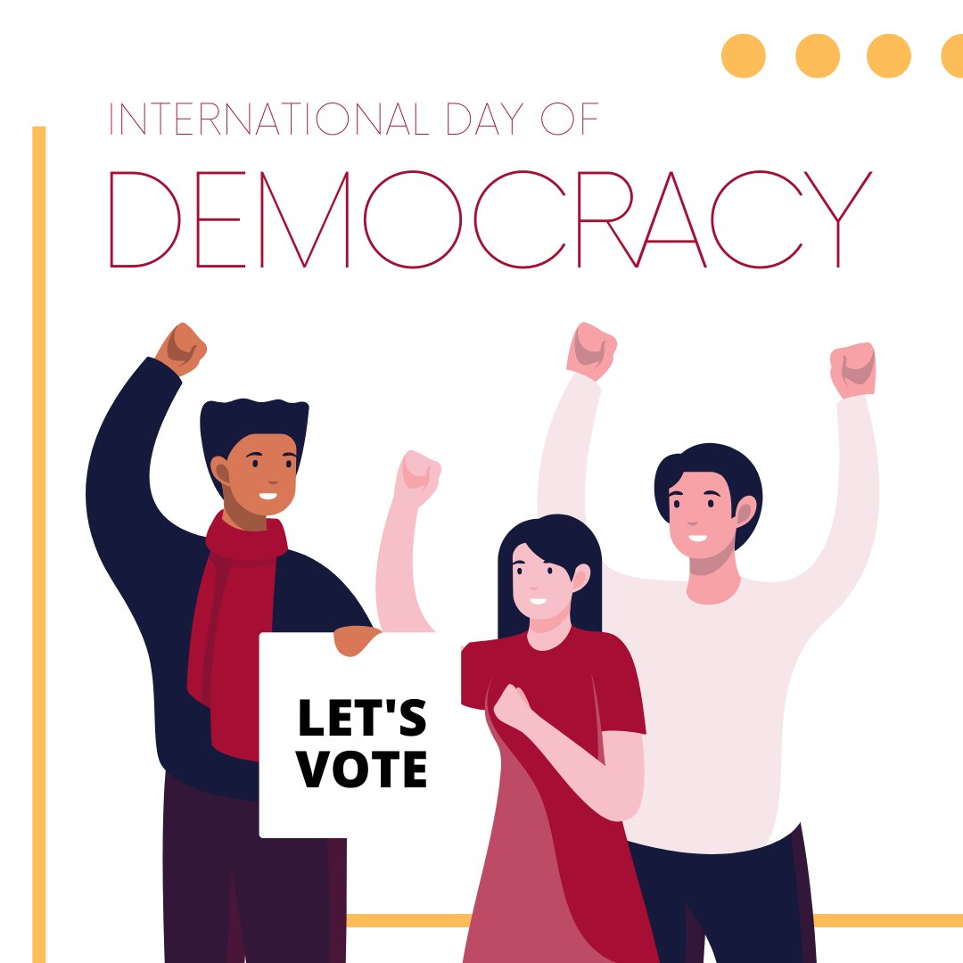 In light of tomorrow’s international Day of #Democracy, we celebrate #freedom and #equality between all people. We work towards a society where everyone is respected and free, where we have active and engaged #citizens, and where we have free elections.
#diplomacymatters