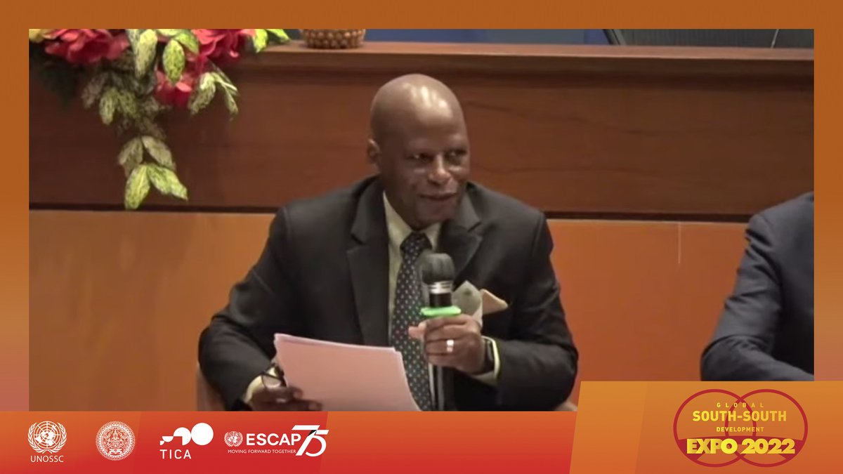 UNOSSC's tweet photo. 🗨️ #DGForum 2022: Mr. Denis Nkala, Chief, Intergovernmental and UN Systems Affairs, @UNOSSC, spoke about the first-ever @UN system-wide strategy on #SouthSouth and #TriangularCooperation, during a session on the role of the UN in building capacities for SSC and TrC. https://t.co/58POUdhPDW