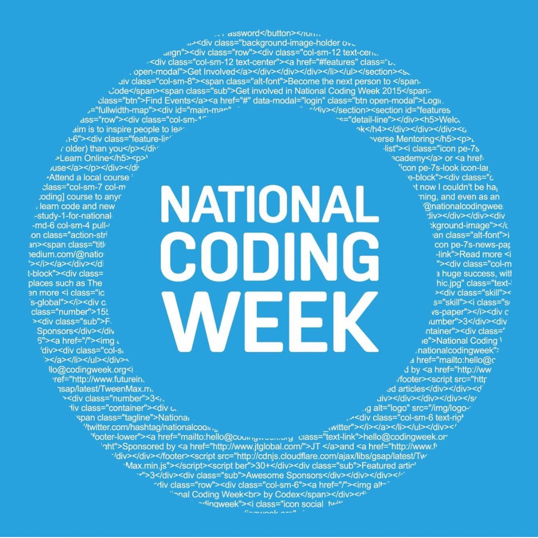 tact_it's tweet image. Happy National Coding week! 🥳💙

@codingweek is a chance for thousands of people, young and old, to learn some new digital skills.

If you are looking for a role in coding, get in touch or send us a DM to see how we can help 📩

#NationalCodingWeek #TactIT #DevLaunchPad