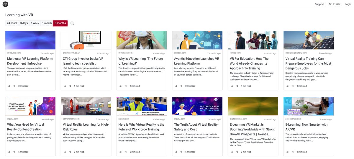 AndersPink's tweet photo. 💡This week's live briefing is on Learning with VR 💡

ACCESS THE BRIEFING HERE: https://t.co/NgMniCCl6f

⚠️* This live Briefing is available until 19th September only* ⚠️

#learningwithVR #VR #VRforeducation#VRtraining #contentcuration #content https://t.co/crzFpwpVJN
